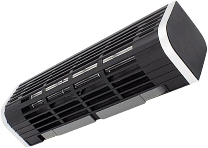 POPETPOP Usb Laptop Cooler Adjustable Fan Multipurpose Desktop Cooling Stand for Laptops and Notebooks Silent Design Compact Easy to Install Black