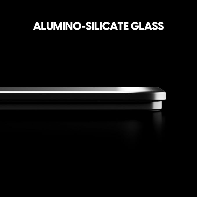 Pulsar Superglide Glass Gaming Mouse Pad v2 ALUMINO-Silicate Glass Surface Anti-Slip Fully Molded high-Density Silicone Rubber 16.5in x 13in (L Black)