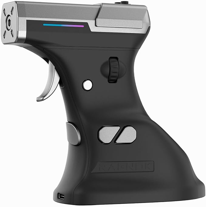 ErgoStrike7: Next-Gen FPS Gaming Mouse with Recoil (Black) - FPS Gun Grip Mouse Ergonomic Vertical Design Wireless/Wired USB for PC Gamers