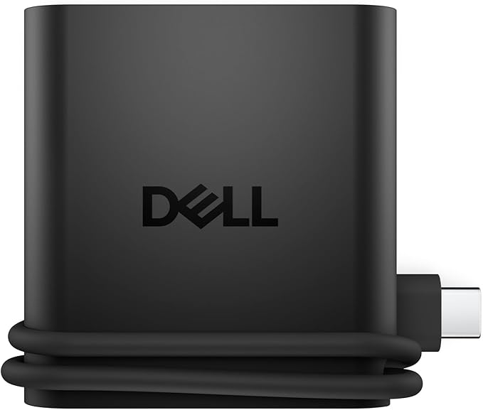 Dell Pro 4-in-1 USB-C Travel Hub - DA225 - Plug and Play Two USB-C Ports USB-A Port HDMI Port Cable Length 10.63 4K @ 60Hz - Black