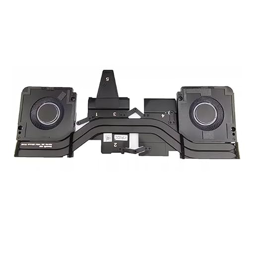 Laptop Heatsink&ampFan for DELL Precision 5470 028H2K 28H2K AT3RY00C0AL for Discrete Graphics DIS