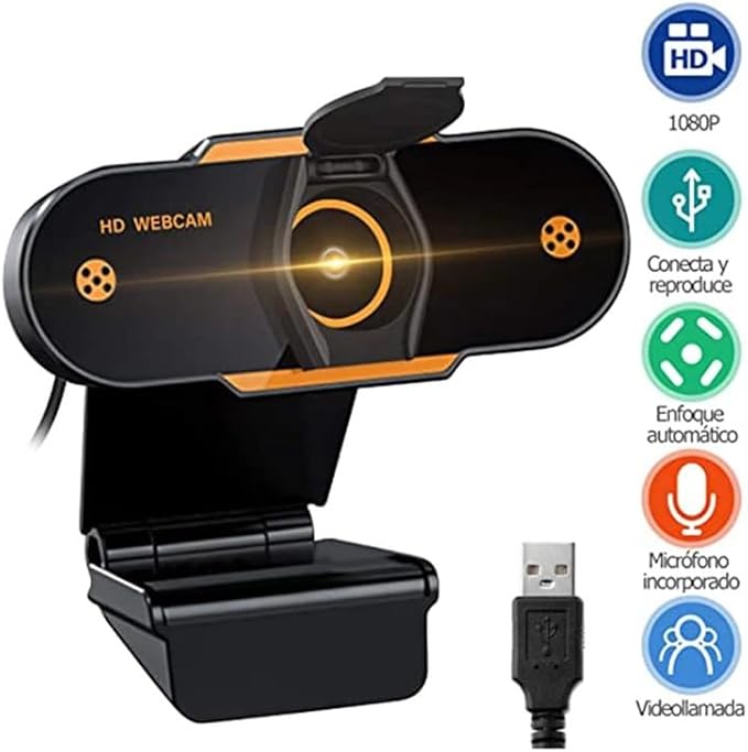 1080P Web Camera Webcam Computer PC with Mic for Video Calling Network Teaching Office Meeting