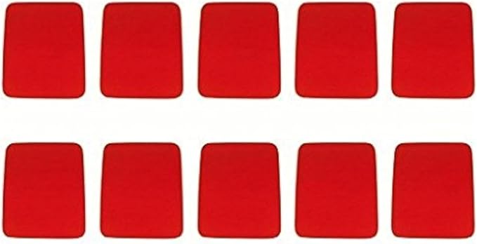 Belkin 10-Pack Red Standard Mouse Pad (F8E081-RED-10)