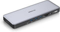 MOKiN Thunderbolt 4 Dock - 16 Ports USB C Docking Station 3 Monitors for Laptop with 2*Thunderbolt 4 Port 96W Charger 2.5Gbps Ethernet for Dell HP Lenovo MacBook（Intel Thunderbolt™ Certified）