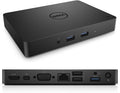 Dell WD15 Monitor Dock 4K with 150W Adapter for Notebook/Tablet PC - USB Type C (DELL DOCK-130W 450-AFGM) Black Dual Display(Renewed)