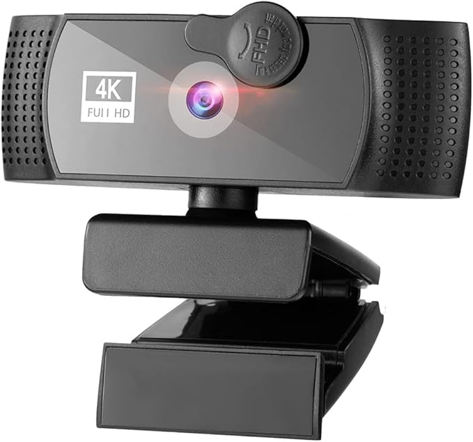 Webcam 4K Full Web Camera PC Computer Laptop Cam Microphone Autofocus Camara Webcamera Webcams