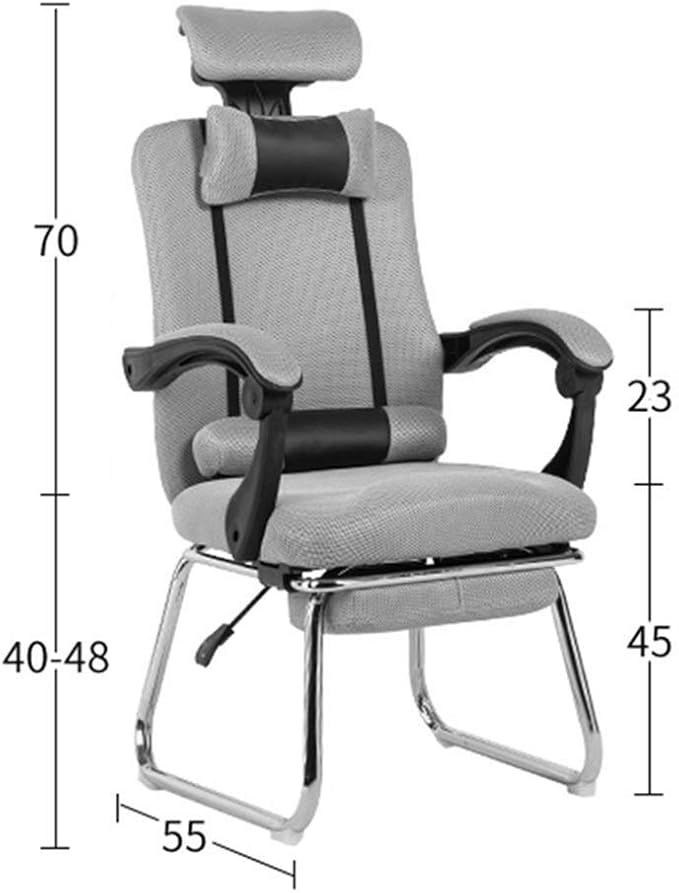 Gaming Chair Study/Office Chair Gaming Seat Pc Gamer Chair Rotating Office Furniture with Handrails Mesh Chair (Color : D)