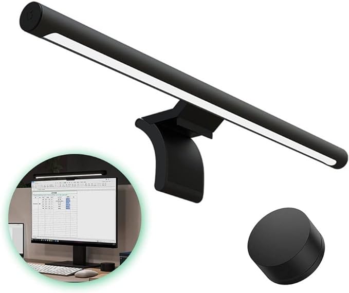 Xiaomi Mi Computer Monitor Light Bar - Wireless Control Easy Installation Extra Computer Lighting w/o Taking Desktop Space