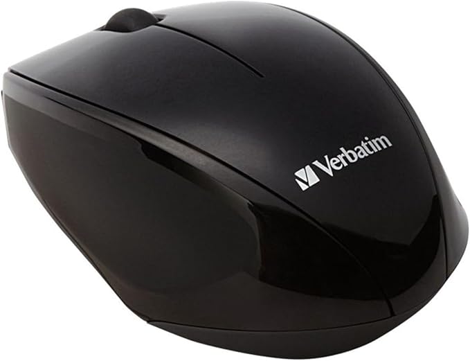 Verbatim Wireless Notebook Multi-Trac Blue Led Mouse 2.4 Ghz Frequency/32.8 Ft Wireless Range Left/Right Hand Use Black