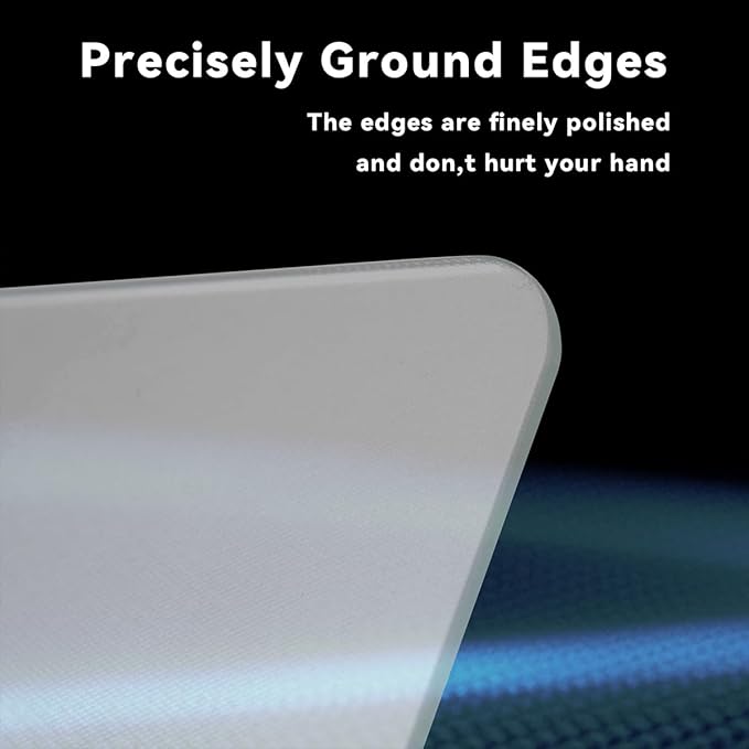 Glass Gaming Mousepad Professional Artisan 350 * 260 * 3.2mm Large Mouse Pad Provides Improved Precision and Speed for Keyboard Mouse