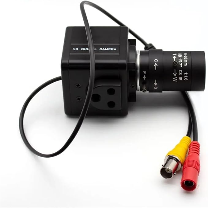 Mini Video 50mm Manual Varifocal Zoom CS Lens Industrial Box AHD Camera Analog Home Security Surveillance 5MP Camera