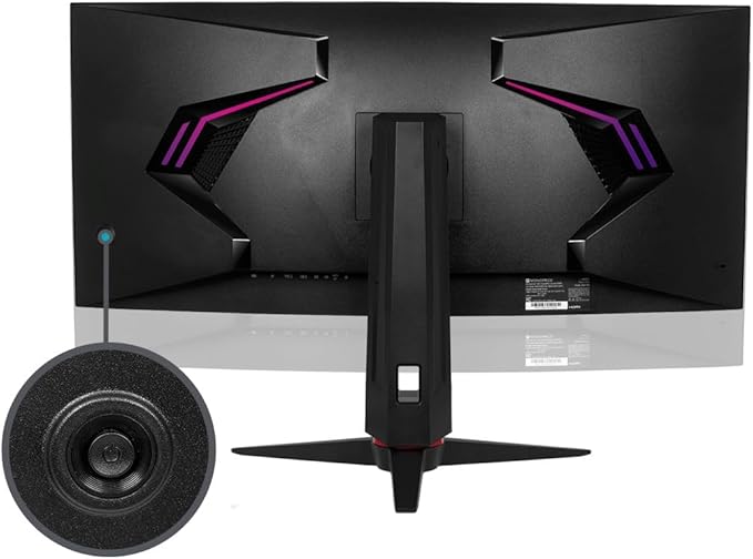 CrystalPro by Monoprice 34 Curved 1000R Ultrawide 1440P Monitor 3440 x 1440P @ 165 Hz 2ms (OD) VA Panel with USB Type‑C PD 65W and Height‑Adjustable Stand for Business &amp Gaming