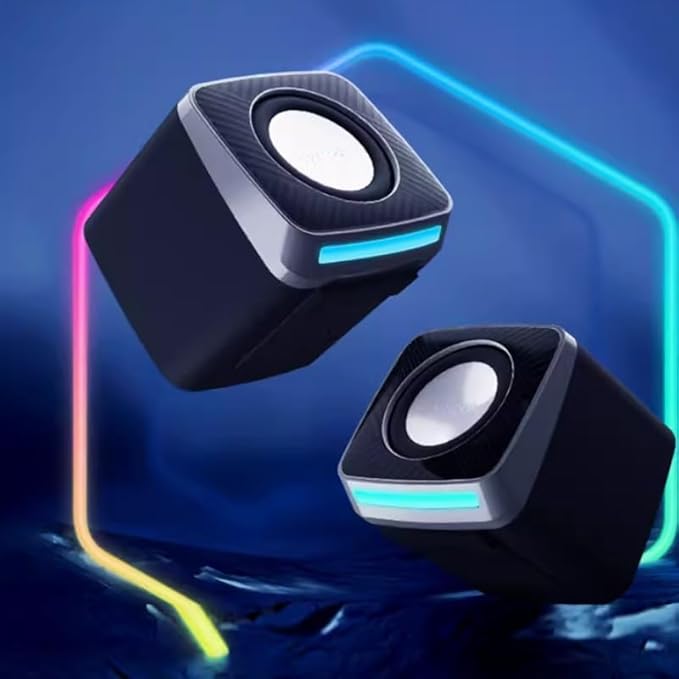 JSEIAJB Computer Audio Desktop Home Wired Notebook Special Desktop Speaker Multimedia Speaker(D)