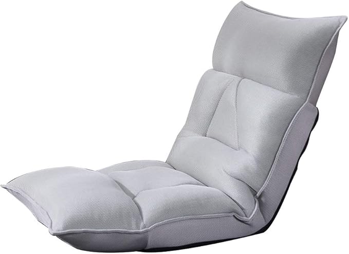 BTZHY Floor Chair Floor Chair Folding Sofa 6-Speed Adjustment Computer Chair on Single Bed Removable and Washable Lazy Leisure Sofa for Balcony Bedroom (Color : Green)