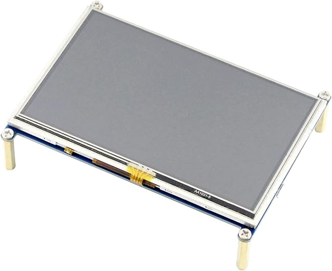 waveshare for Raspberry Pi 5 inch Resistive TFT Touch Screen 800x480 TFT LCD Display Touchscreen HDMI Module Kit Direct-Connect with Raspberry Pi 3 Model B B+ 2 Model B 1 Model A A+