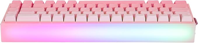 EPOMAKER Aula Hero 68 HE Wired Magnetic Gaming Keyboard 0.01mm Adjustable Actuation Rapid Hall Effect Switch 8kHz Polling 5-Layer Sound Dampening RGB Box &amp Backlight (Pink)