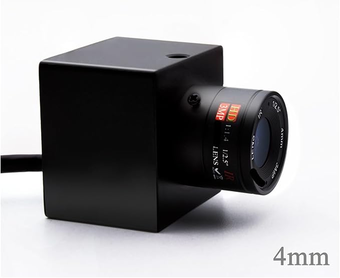 2MP 4MP Mini IP Camera Square Micro POE Security Surveillance High Definition CS 4 6 8mm Lens Industrial Camera