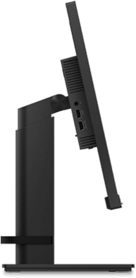 Lenovo ThinkVision T24i 23.8in 1920 x 1080 FHD IPS WLED-Backlit LCD 2-Pack Raven Black Monitor Bundle with HDMI VGA DisplayPort USB Hub MK270 Wireless Keyboard and Mouse Combo and Gel Mouse Pad