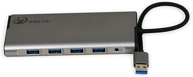 Type A to HDMI+USB3.0 * 4 SM768 chip Supports HDMI mirroring or Extended Screen Operation Mode. USB_A or Type A Adapter is Equipped with HDMI 4 USB Ports