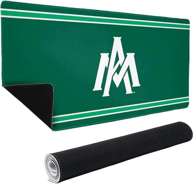 University of Arkansas at Monticello Bull Weevil Primary Logo Stripes Large Gaming Mouse Pad Desk Mat with Stitched Edges Non-Slip Base for Gamer Home and Office 31.5 x 15.7