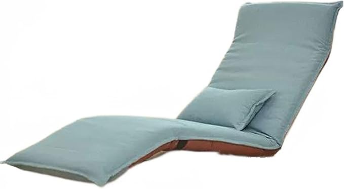 Aimeryup Sofa Bed Legless Chair Metal Foldable Adjustable Height Fabric Cushion Hall Living Room Hotel 60X100X80CM(Size:60X100X80CMColor:C)
