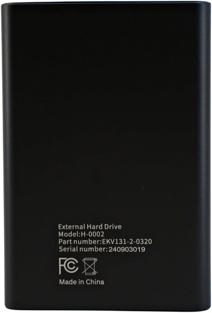 320GB 2.5 Portable External Hard Drive HDD USB 3.0 for PC Mac Laptop PS4 Xbox One Xbox Series S and X