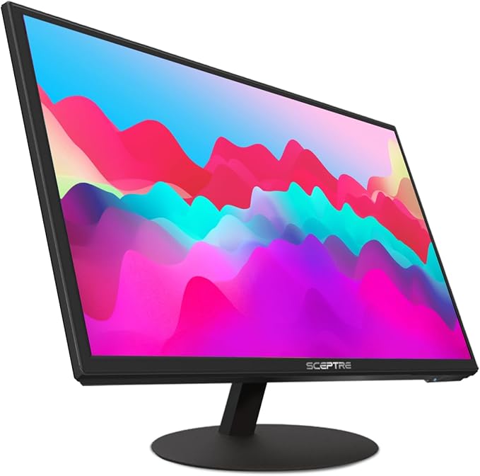 Sceptre E275W-1920 27 FHD 1080p 75Hz Monitor HDMI VGA Build-In Speakers Metal Black