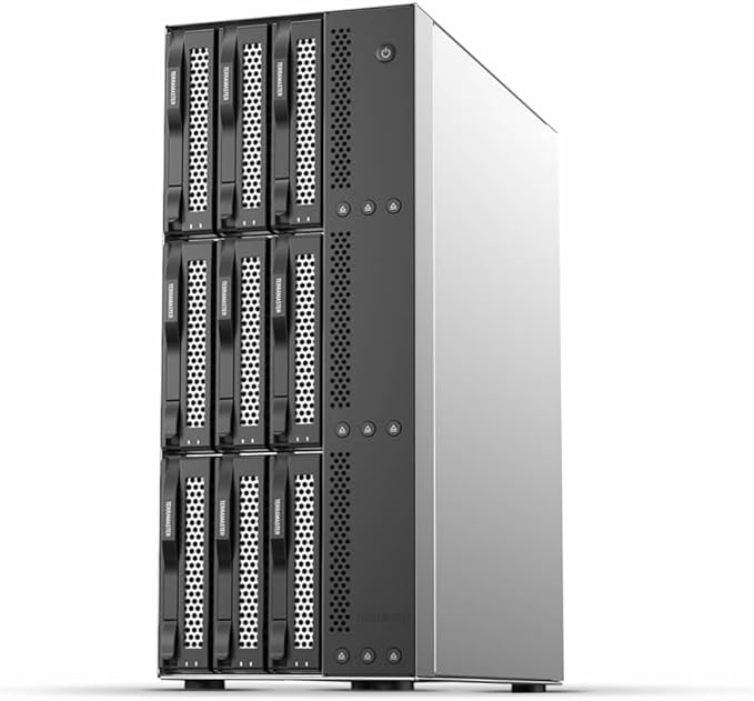 TERRAMASTER D9-320 Hard Drive Enclosure - 9Bay USB 3.2 Gen2 10Gbps Type-C External HDD Storage Independent Power Control for Each Bay Hot Swappable Plug and Play (Diskless)