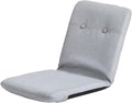 ELEFOCUS Folding Floor Chair with Back Support Meditation Chair for Outdoor Or Indoor Padded Floor Chair with 5 Adjustable Position(/Gray)
