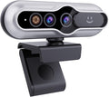 2K HD Webcam with Infrared Windows Hello Facial Recognition Computer Camera Privacy Cover Noise Canceling Microphones Laptop Webcam For Video Conferencing Live Streaming Online Learning
