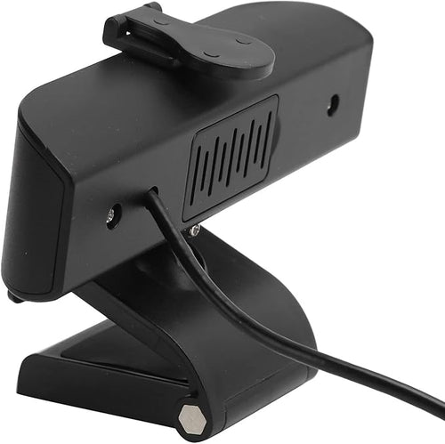 1080P USB Computer Camera with Microphone and Lens Cover for Online Conference and Teaching