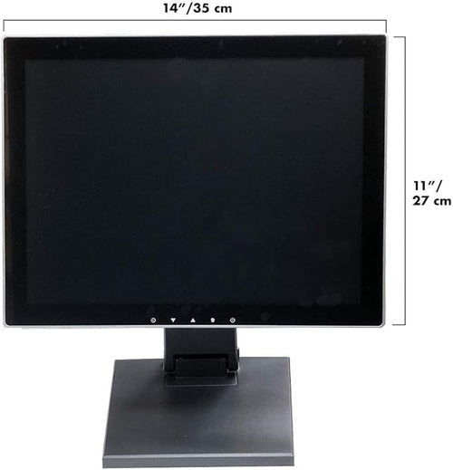 15 Pro Series Capacitive LED Backlit Multi-Touch Monitor True Flat Seamless Design Touchscreen Great for Office POS Retail Restaurant Bar Gym Warehouse NO Driver Required (15 Inch)