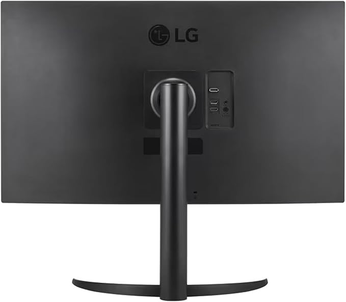 LG 32 4K UHD (3840 x 2160) Ultrafine Monitor 60Hz HDR10 90% DCI-P3 Dynamic Action Sync Built-in Speakers Black Stabilizer USB-C Pivot/Height/Tilt Adjustment Stand