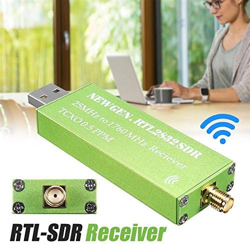 USB Adapter RTL-SDR RTL2832U + R820T2+ 1Ppm TCXO TV Tuner Stick Receiver Green 158888