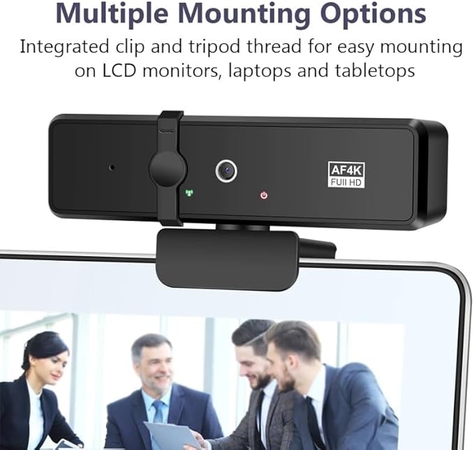 Webcam 4K Full Camera Webcam with Microphone 30fps Web Cam for PC Laptop Video Shooting Camera Webcamera