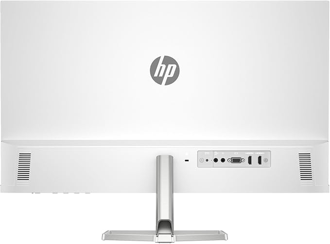 HP Series 5 527sa Monitor w/Speakers 94F48AA#ABA Bundle with Docztorm Dock 27 Full HD IPS (1920x1080) Display 2X HDMI Flicker-Free Ideal for Home &amp Business White/Silver (2026 Latest Model)