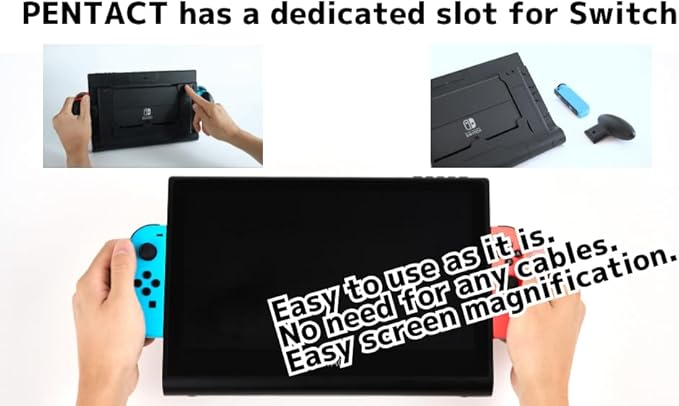Mobile Monitor 11.6 Portable Display with Mobile Battery Dedicated Socket for Switch Tpye-C/HDMI/Touch Panel/PS5/XBOX/PC/Smartphone PTG-01