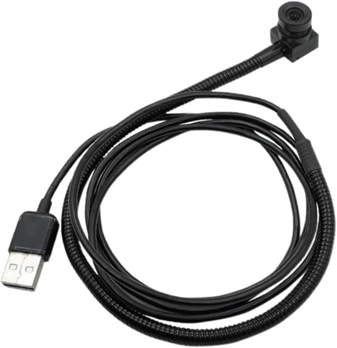 4MP 1080P USB Webcam with Pliable Metal Tube for Video Conferencing On Notebook PC Observe Screen Center Mounted Webcam