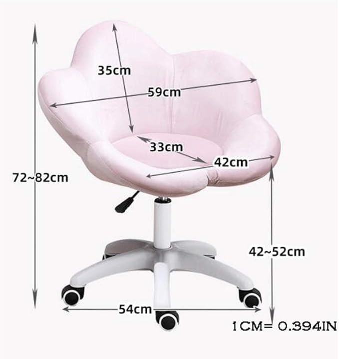 YYDS Chair Lovely Bedroom Gaming Chair Computer Office Chair with Nylon Feet Ergonomic Home Desk Chair for Live Broadcast Ergonomically (Size : Big red)