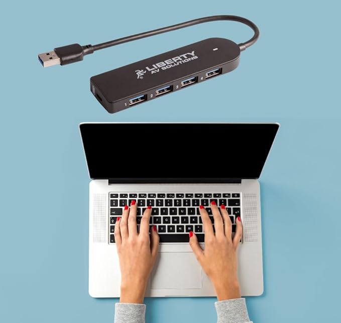 DL-4USB-HUBP Powered USB 4 Port USB 3.0 Hub