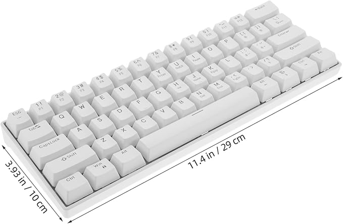 Wired Mechanical Gaming Keyboard with RGB Backlit Compact Keys Design for Pc and Laptop Ergonomic Comfort and Tactile Feedback for Gamers