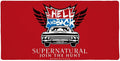 Supernatural to Hell and Back Large Gaming Mouse Pad Desk Mat with Stitched Edges Non-Slip Base for Gamer Home and Office 31.5 x 15.7