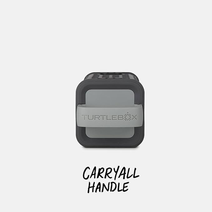 Turtlebox Ranger: Loud! Outdoor Portable Bluetooth 5.4 Speaker | Rugged Waterproof Ultra-Portable | Plays to 105 db Deep Bass Shockproof Unlimited Pairing for Full Stereo Experience Gray