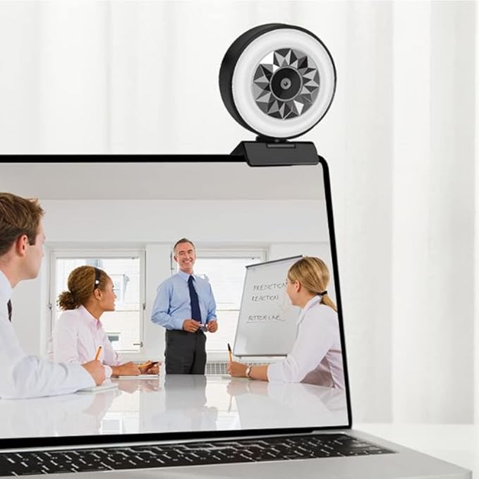 USB 1080P 2K Webcam Plug&ampfor Play Camera Noise Reduction Whitening Skin