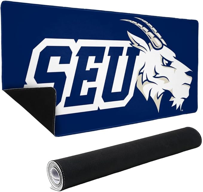 St. Edward's University Primary Logo Large Gaming Mouse Pad Desk Mat with Stitched Edges Non-Slip Base for Gamer Home and Office 31.5 x 15.7