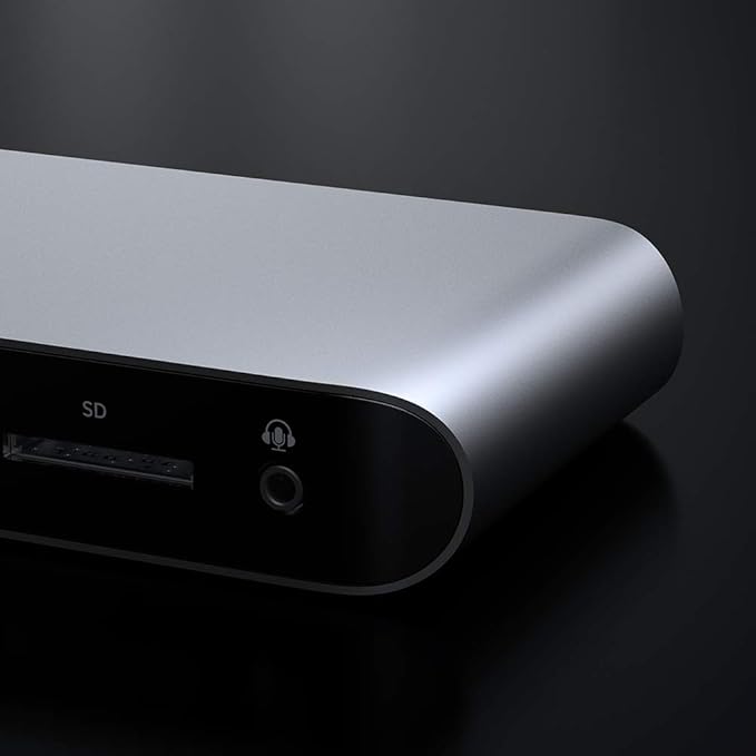 Belkin Thunderbolt 3 Dock Pro w/ Thunderbolt 3 Cable - USB-C Hub - USB-C Docking Station for MacOS &amp Windows Dual 4K @60Hz 40Gbps Transfer Speed 85W Upstream Charging w/ Ethernet SD &amp Aud