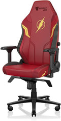 Secretlab Titan Evo Flash Gaming Chair - Reclining - Ergonomic &amp Comfortable Computer Chair with 4D Armrests - Magnetic Head Pillow &amp 4-Way Lumbar Support - Small - Red - Leatherette