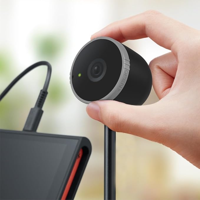High Definition Webcam For Nintendo Switch 2 1080P Resolution And Adjustable Angle For Streaming