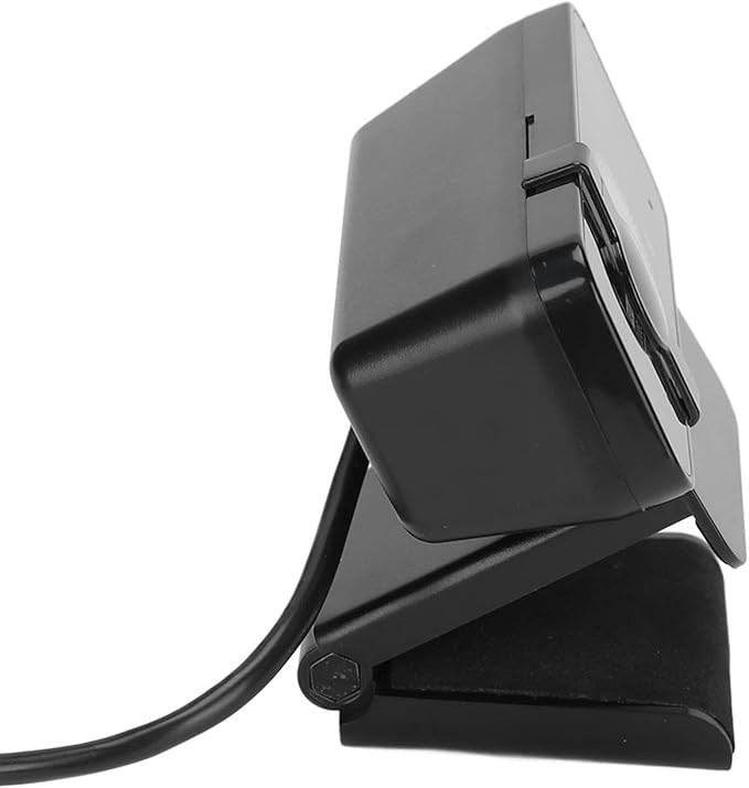 1080P HD USB Webcam with 360° Rotation Inbuilt Mic and Camera Cover for Privacy Protection Plug and Play for Wide Applications