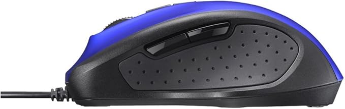 BUFFALO BSMBU308BL Wired BlueLED Silent 5-Button Mouse Blue